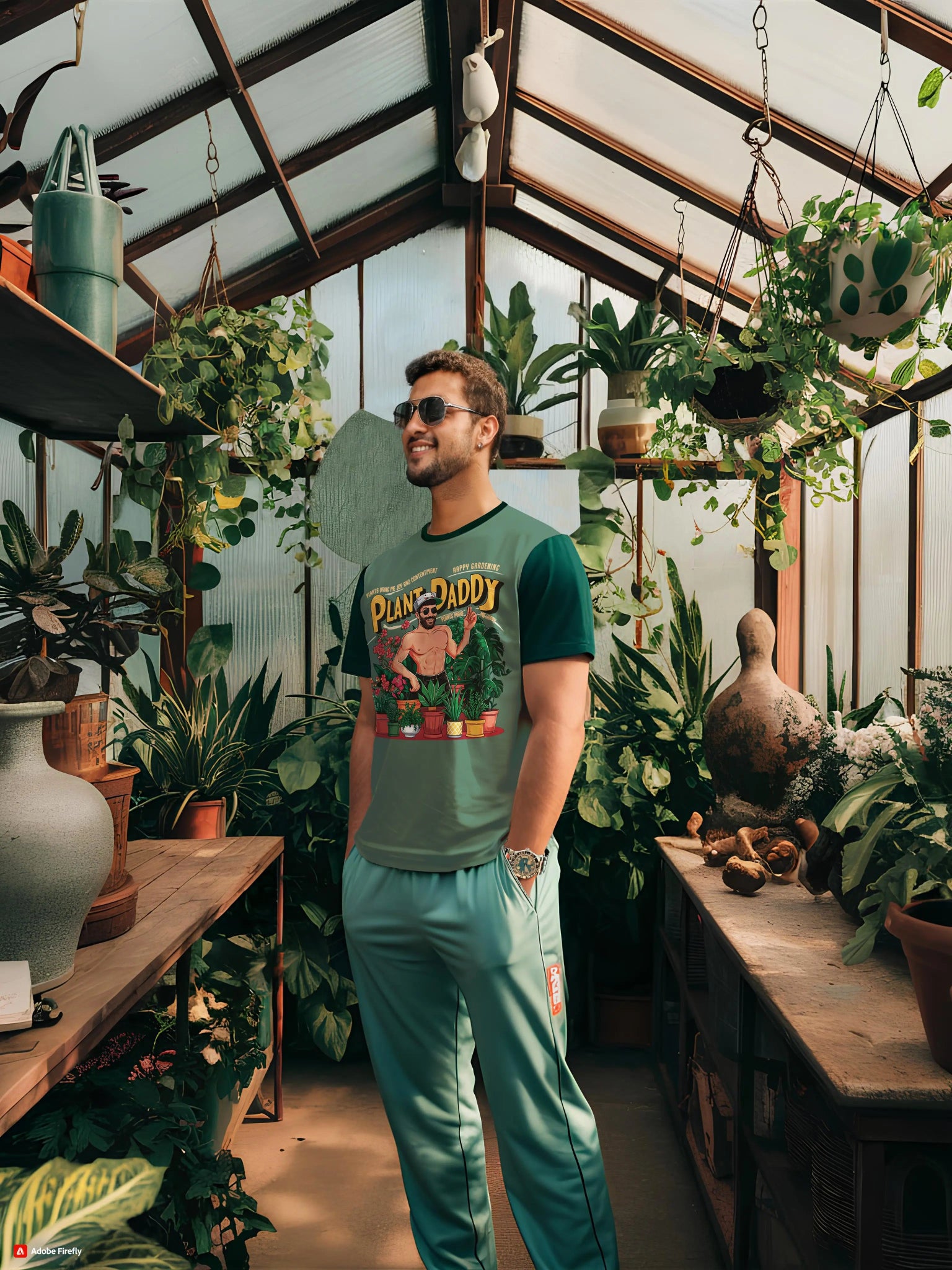 Plant Daddy T - Shirt - Plant Shirt For Man - Yume Gardens Indonesia