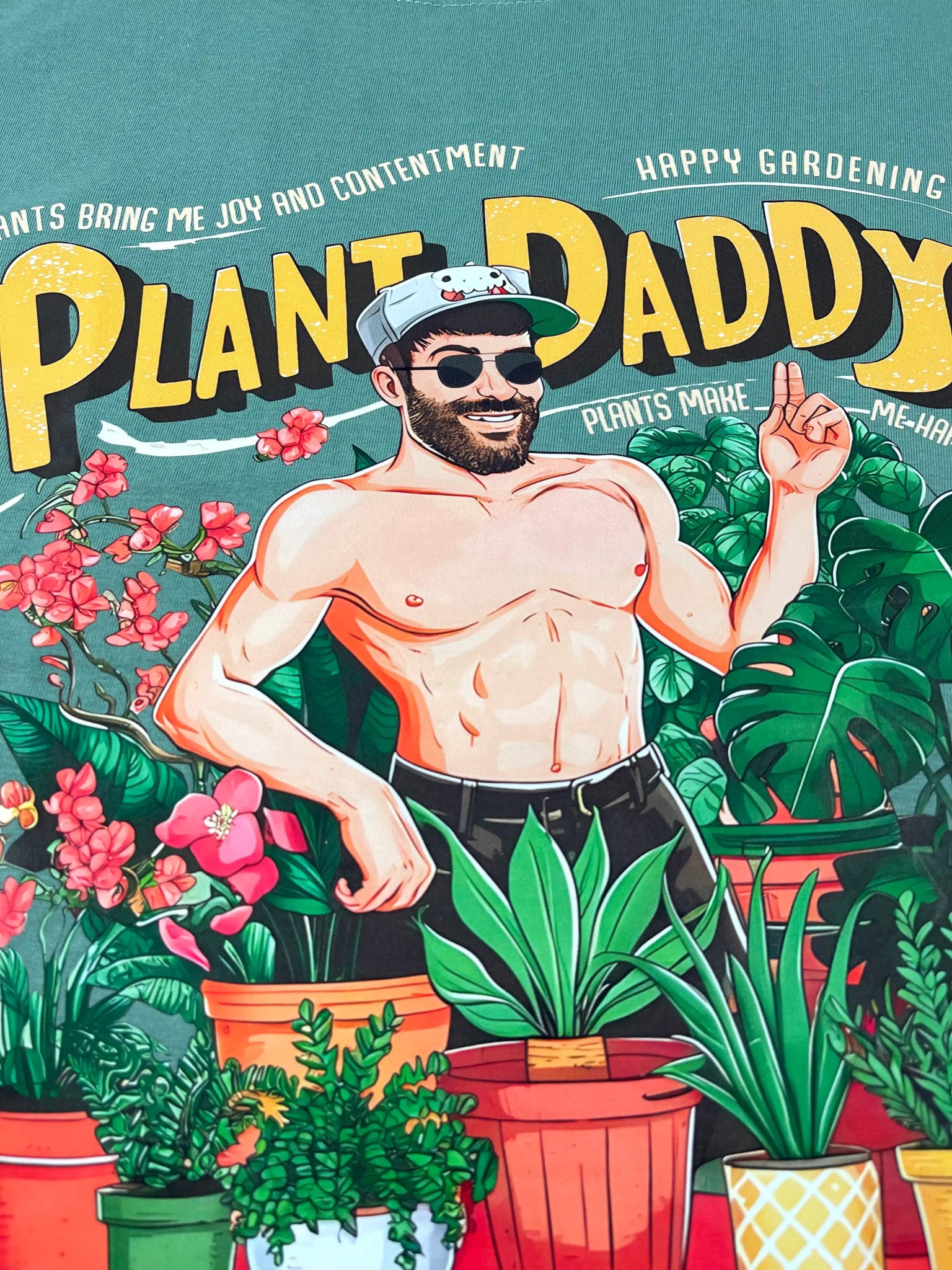 Plant Daddy T - Shirt - Plant Shirt For Man - Yume Gardens Indonesia