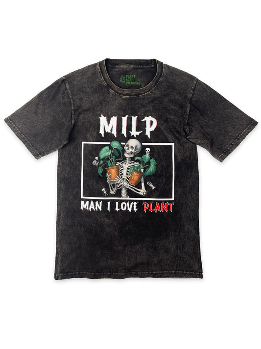 T shirt Monstera Rock n Roll theme sandwashed - Yume Gardens Indonesia