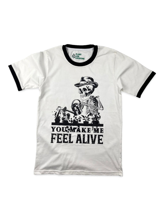 T shirt Plant You Make Me Feel Alive Skull Parody - Yume Gardens Indonesia