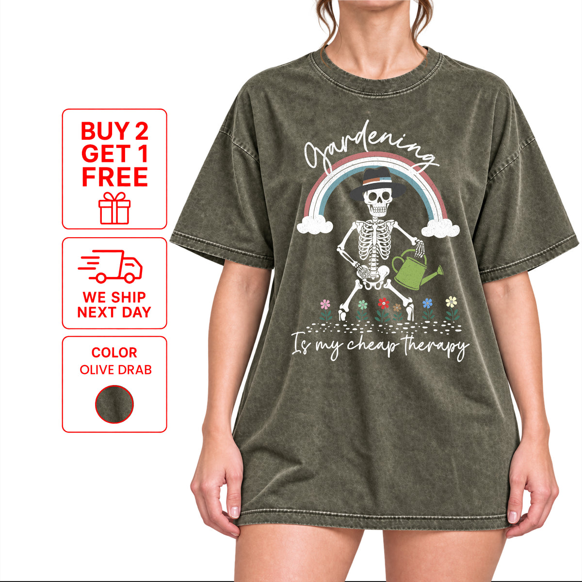 OLIVE DRAB WASHED