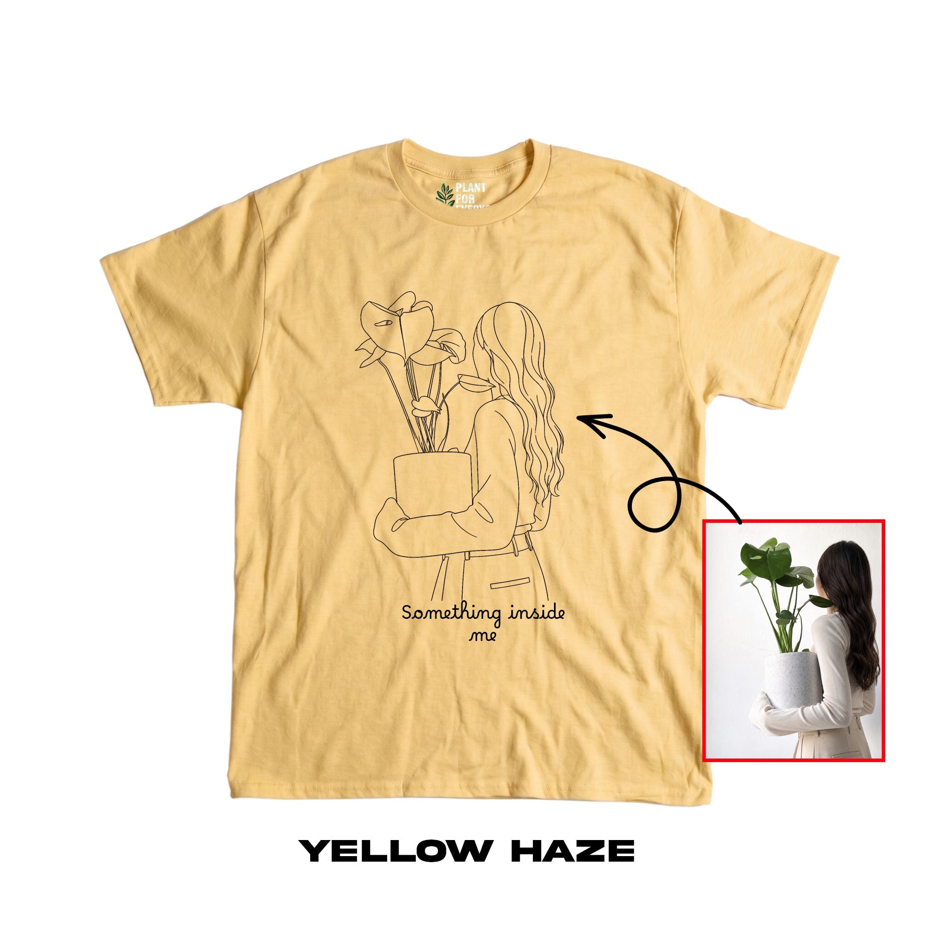 Custom Minimalist Line Art T-Shirt | Personalized Faceless Portrait from Your Photo - Yume Garden - Yume Gardens Indonesia