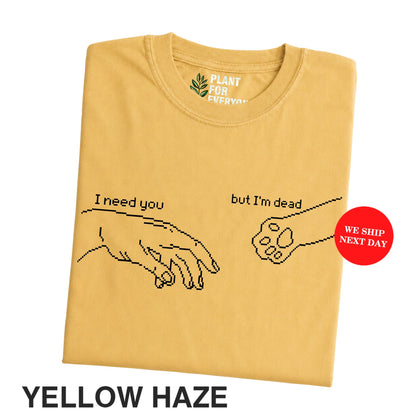 Dead Inside Cat Shirt Funny Cat Meme Graphic Tee Cat Lover Gift I Yume Garden - Yume Gardens Indonesia