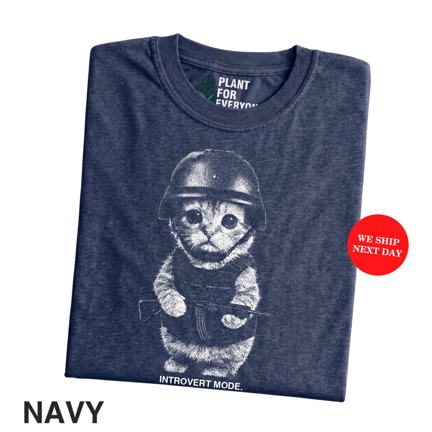 Funny Cat Meme Shirt, Introvert Shirt with Cute Cat Graphic Tee - Yume Garden - Yume Gardens Indonesia