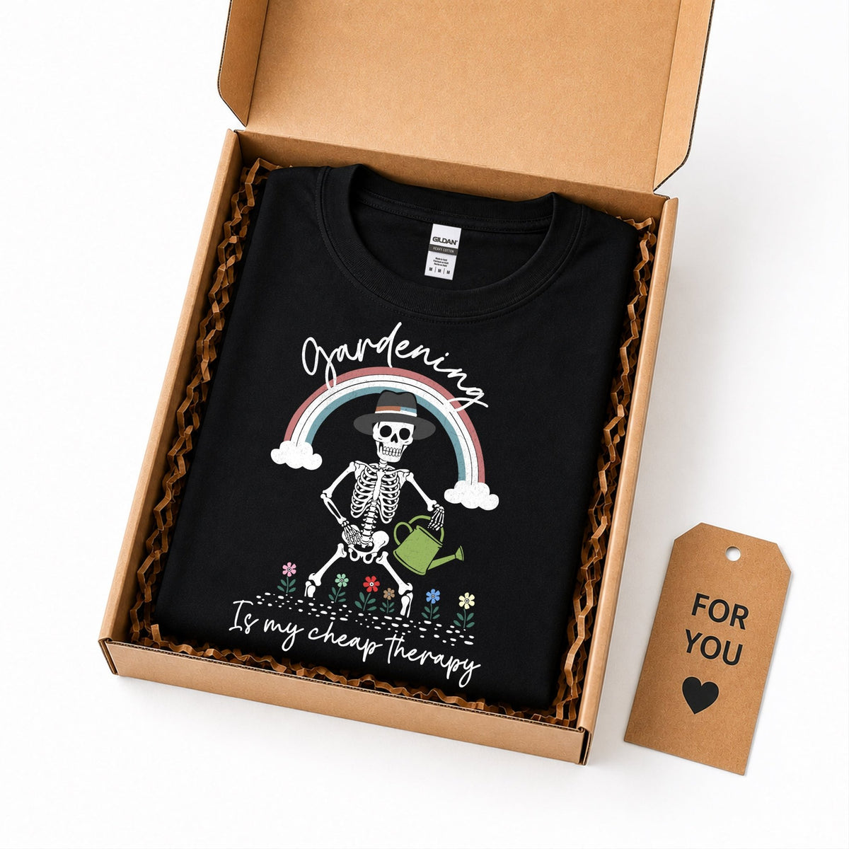 Gardening Is My Cheap Therapy T-Shirt | Funny Plant Lover Tee - Yume Garden - Yume Gardens Indonesia