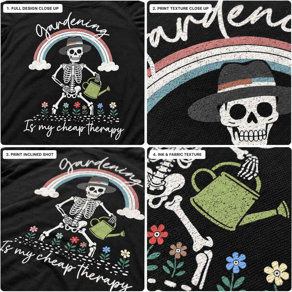 Gardening Is My Cheap Therapy T-Shirt | Funny Plant Lover Tee - Yume Garden - Yume Gardens Indonesia