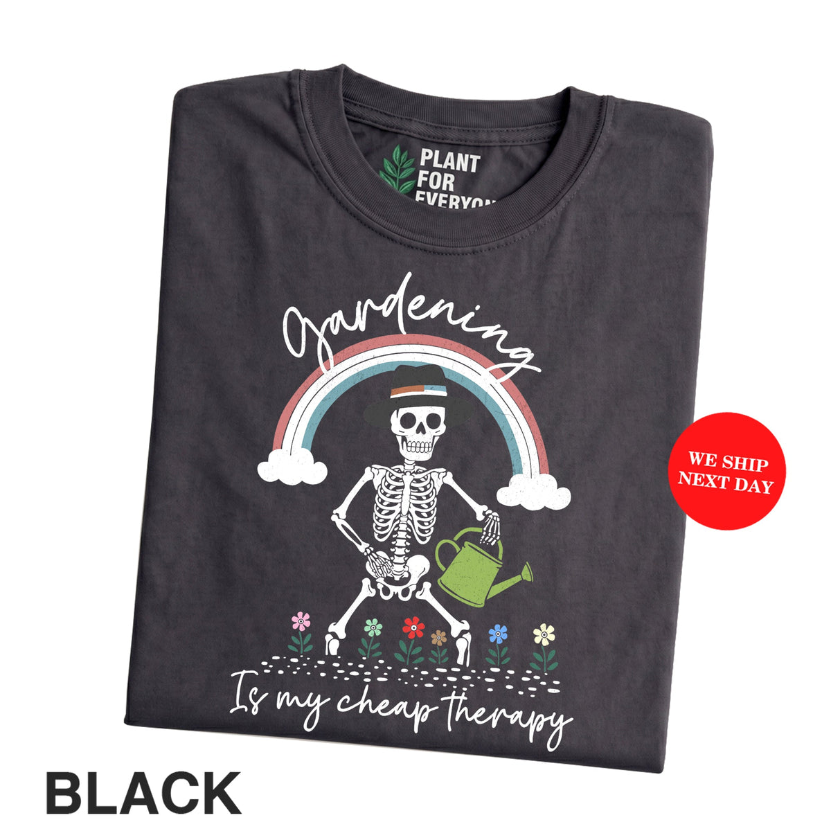 Gardening Is My Cheap Therapy T-Shirt | Funny Plant Lover Tee - Yume Garden - Yume Gardens Indonesia