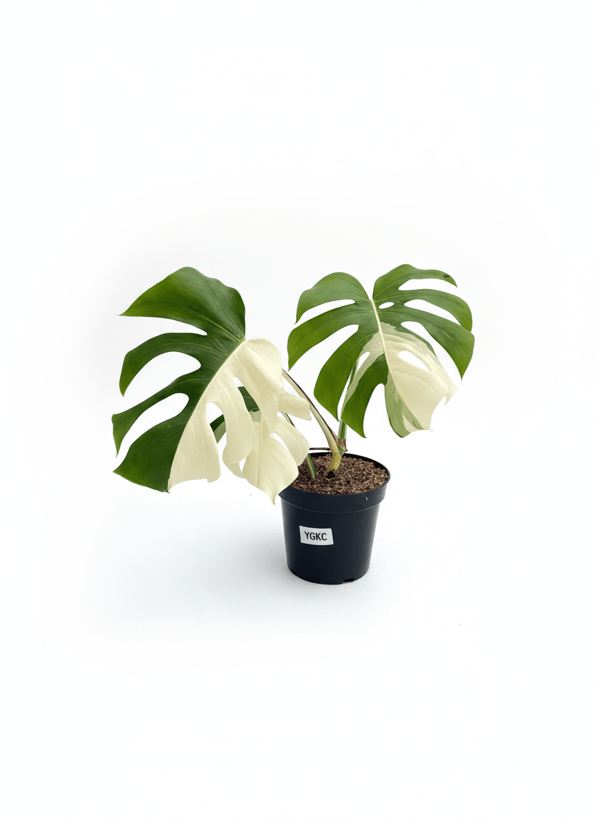 Monstera Albo Half Moon Variegated - Yume Gardens Indonesia