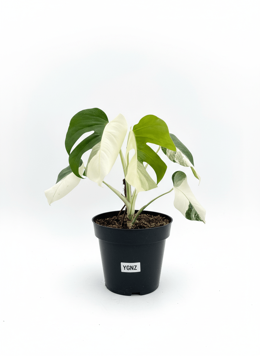 Monstera Albo Half Moon Variegated - Yume Gardens Indonesia
