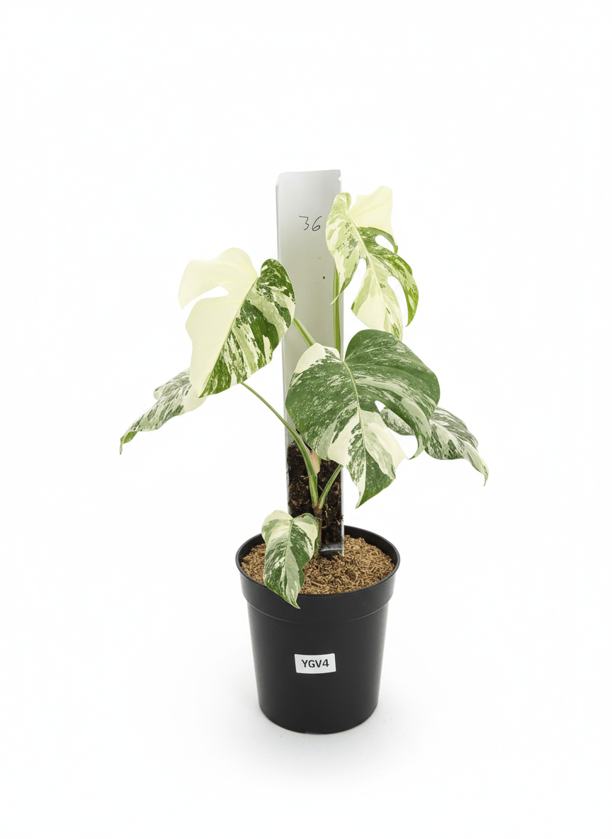 Monstera Albo Half Moon Variegated - Yume Gardens Indonesia