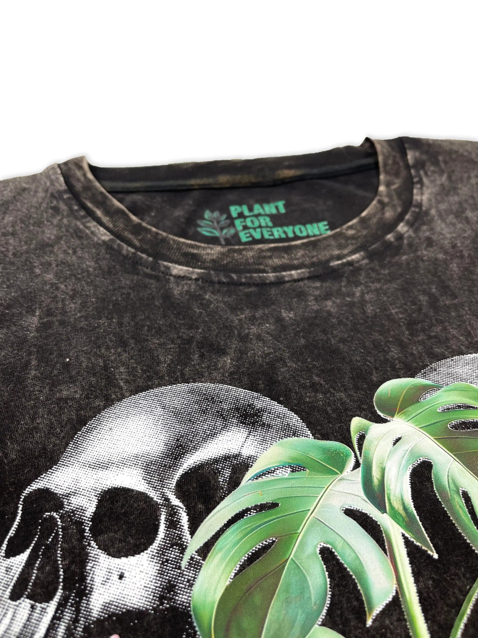 Monstera Plant Metal Rock n Roll T - Shirt - Yume Gardens Indonesia