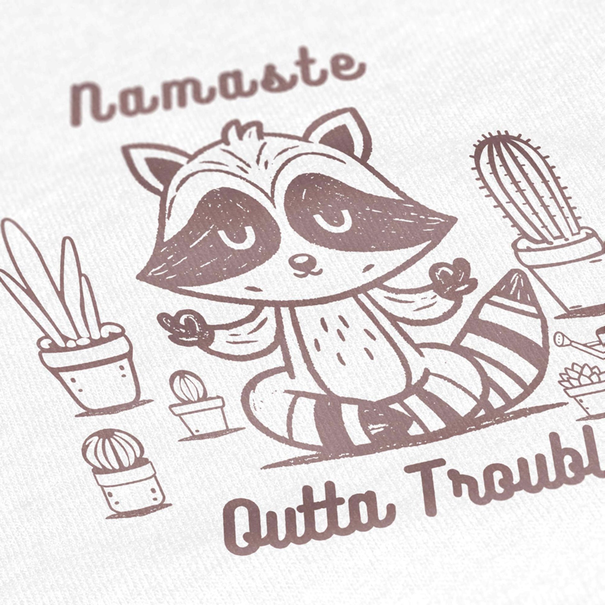 Namaste Outta Troble T-Shirt - Yume Garden - Yume Gardens Indonesia
