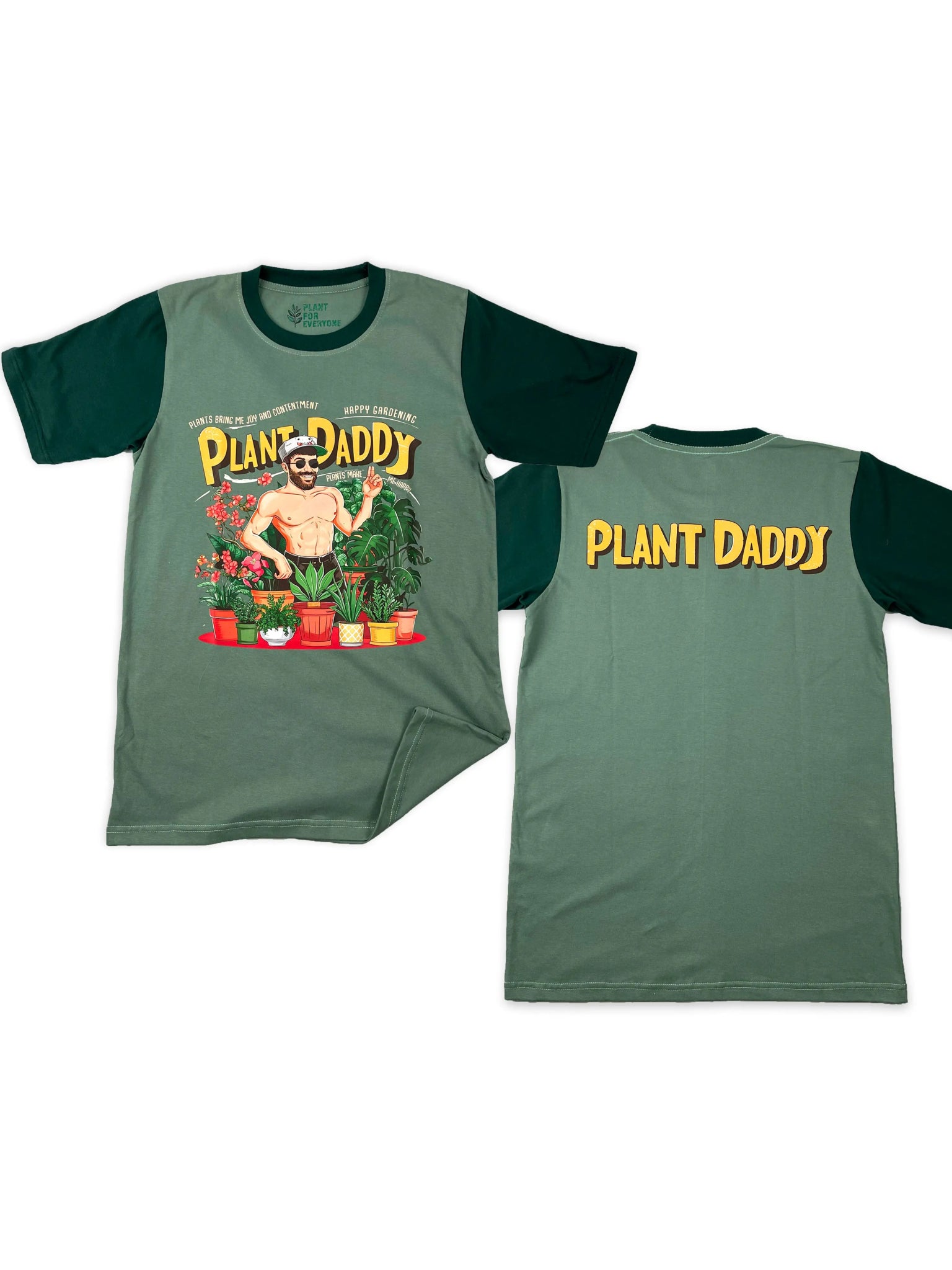 Plant Daddy T - Shirt - Plant Shirt For Man - Yume Gardens Indonesia