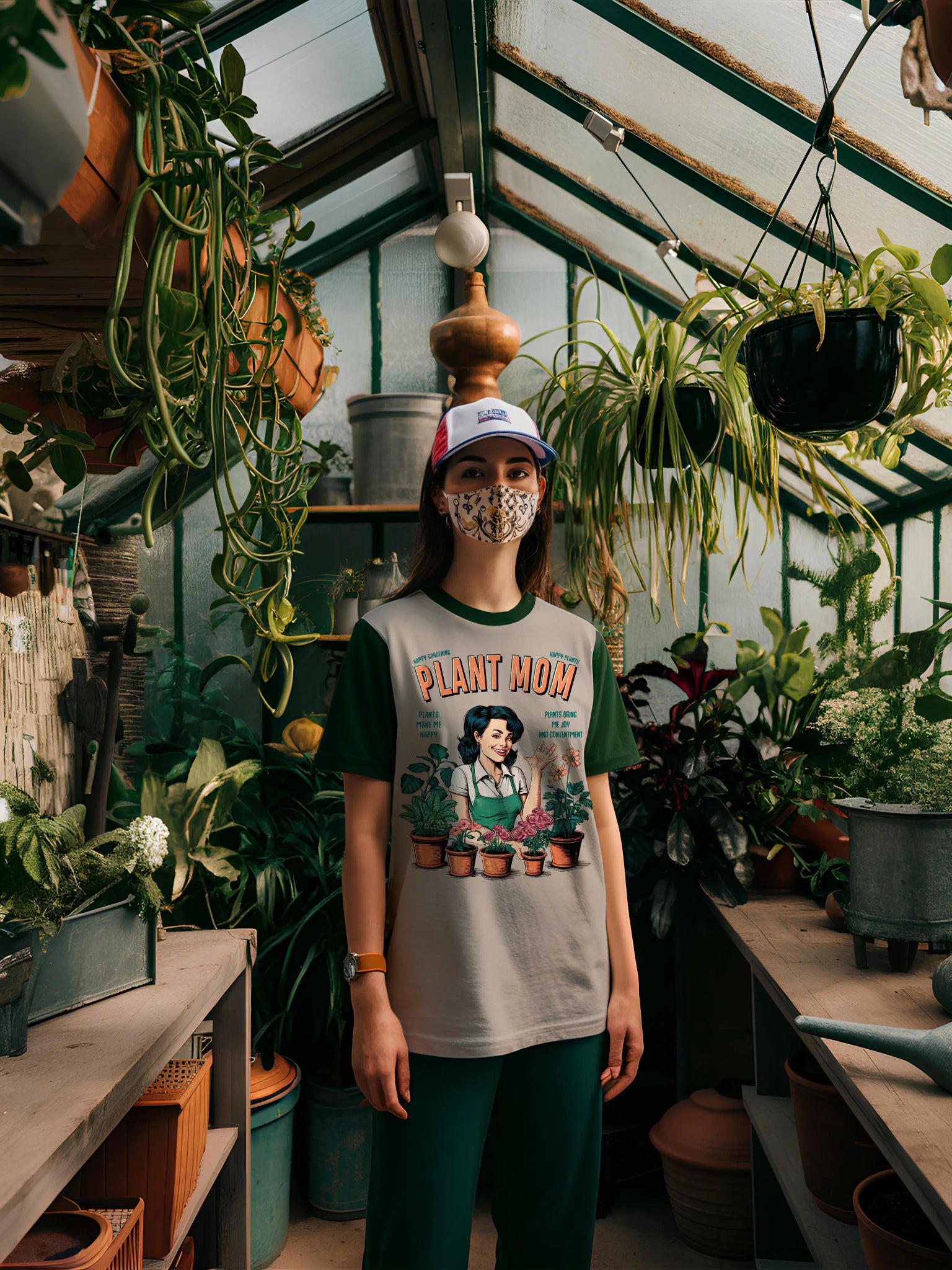 Plant Mom T - Shirt - Plant Shirt For Women - Yume Gardens Indonesia