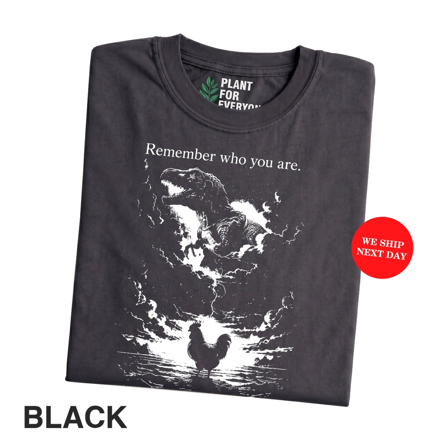 Remember Who You Are Shirt — Chicken Dinosaur Funny Graphic Tee - Yume Garden - Yume Gardens Indonesia