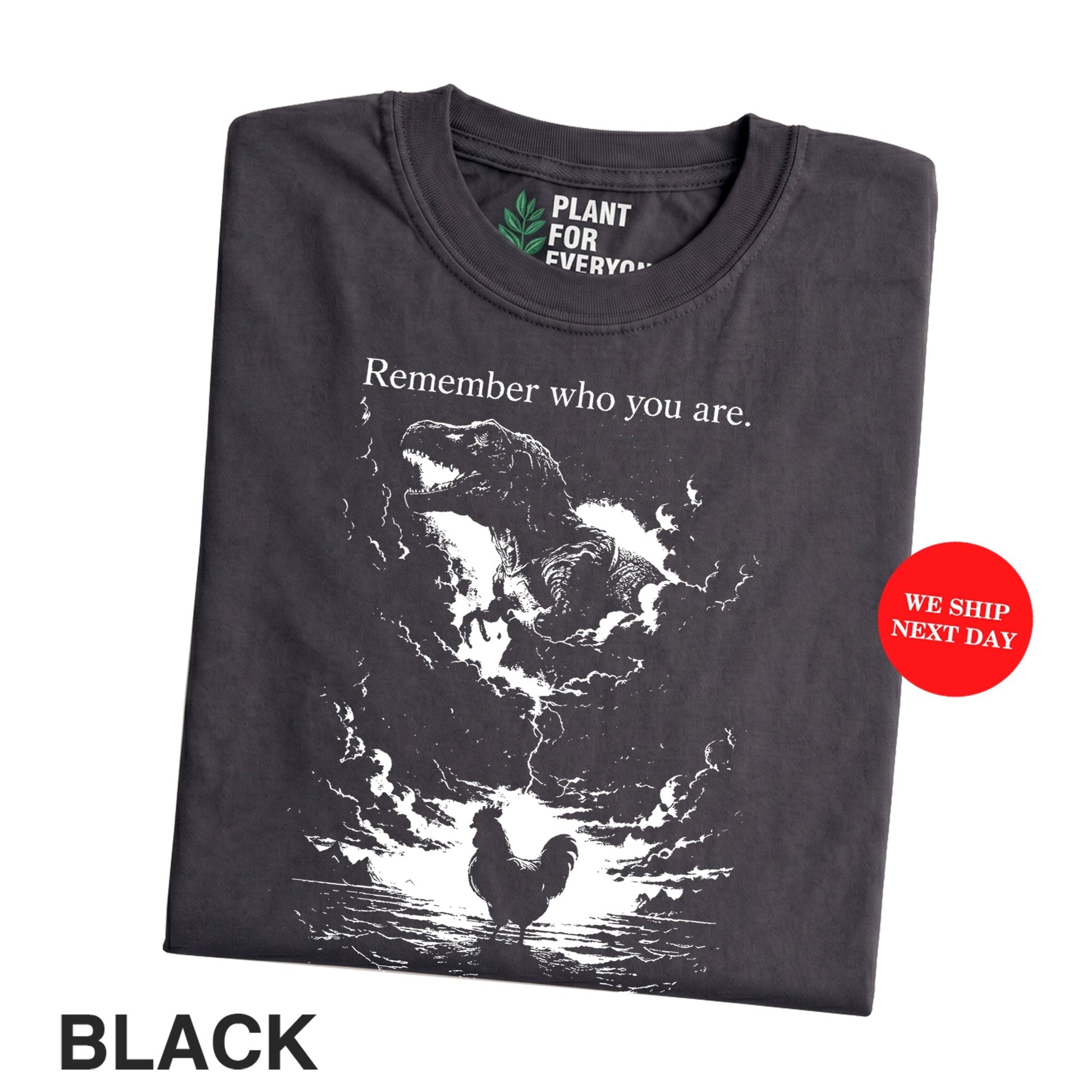 Remember Who You Are Shirt — Chicken Dinosaur Funny Graphic Tee - Yume Garden - Yume Gardens Indonesia
